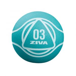 Balón medicinal ZIVA Chic en color turquesa para entrenamiento funcional.