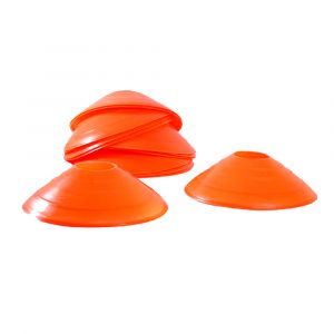 Cono delimitador en color naranja de 2 pulgadas de altura en PVC flexible y resistente.