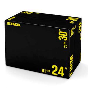 Cajón de salto pliométrico ZIVA Performance en foam resistente.