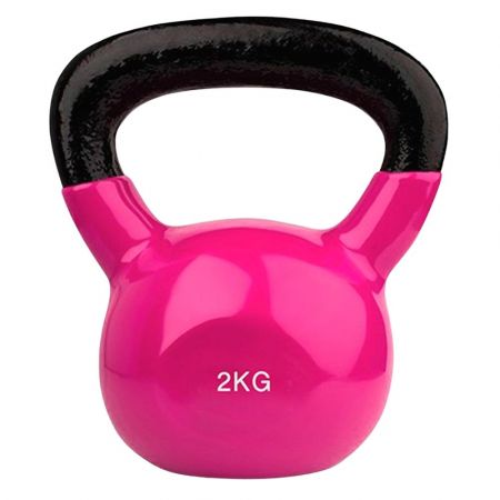 Pesa Rusa Kettlebell 12kg Acero Y Vinilo